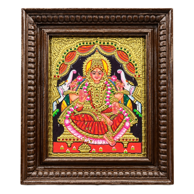 Framed-Gajalakshmi-Tanjore-painting