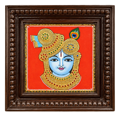 Framed-Krishna-Tanjore-Painting