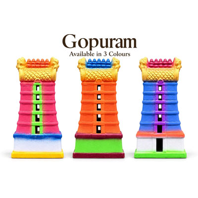 Gopuram-Miniatures-in-Three-Colors