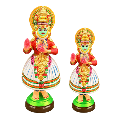 Medium-and-mini-Kathakali-dancing-dolls
