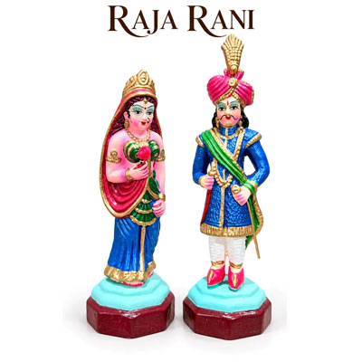 Raja-Rani-figurines-on-white
