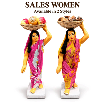 Sales Women Figurines in Two Styles