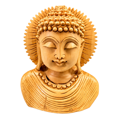 Serene-Aura-Wooden-Buddha-Bust