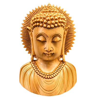 Tranquil-Grace-Wooden-Buddha-Bust